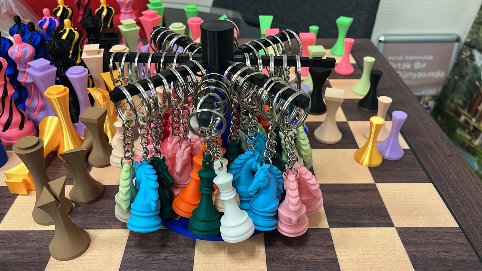 Satranç Taşı Anahtarlık