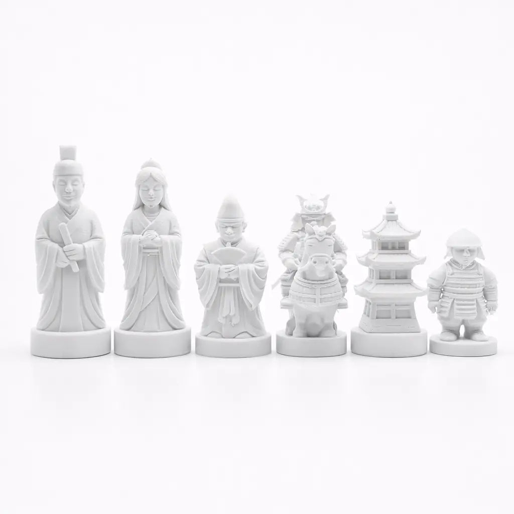 Çin ve Japon Temalı Satranç Takımı