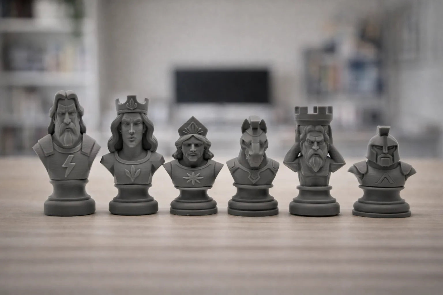 Yunan Tanrıları Temalı Satranç Taşları