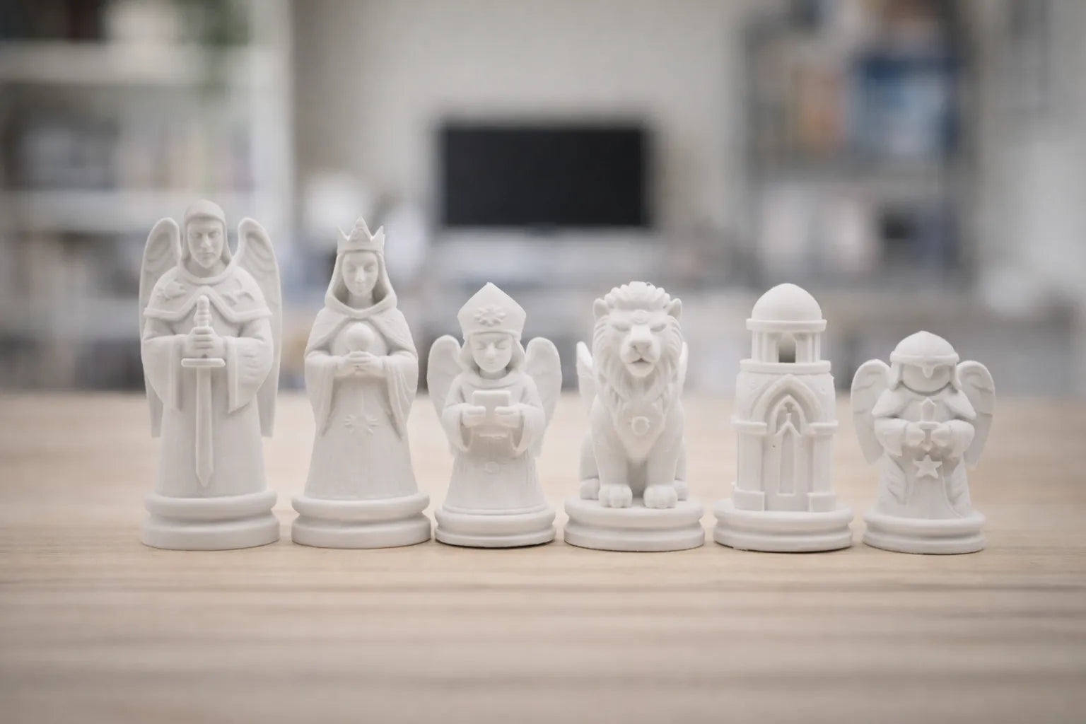 Cennet Temalı Satranç Taşları