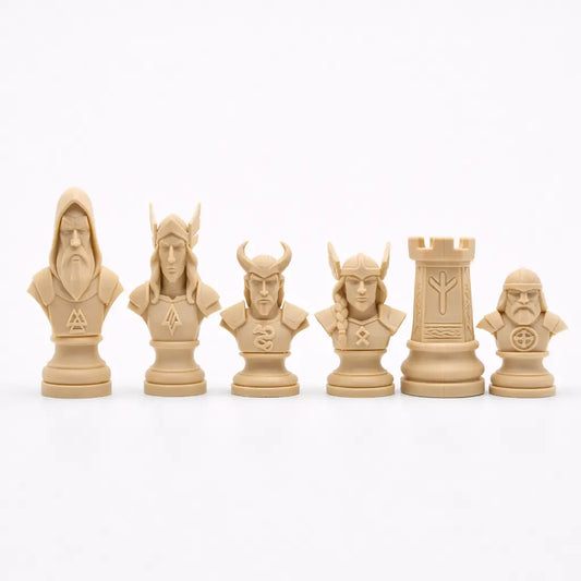 İskandinav Tanrıları Temalı Satranç Taşları