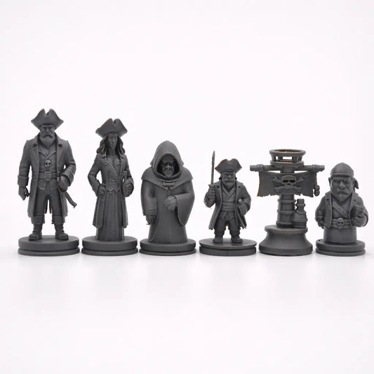 Korsanlar Temalı Satranç Taşları