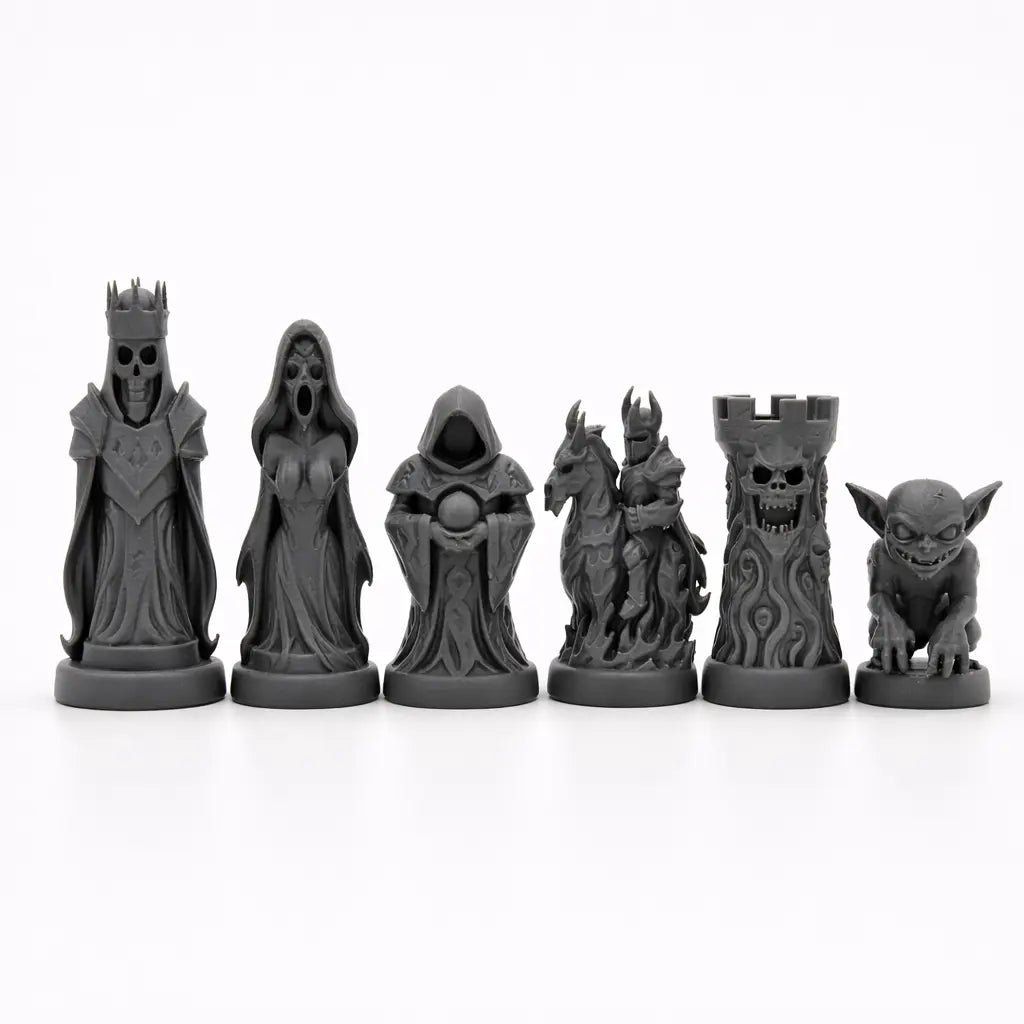 Melek ve Gece Muhafızı Temalı Satranç Takımı