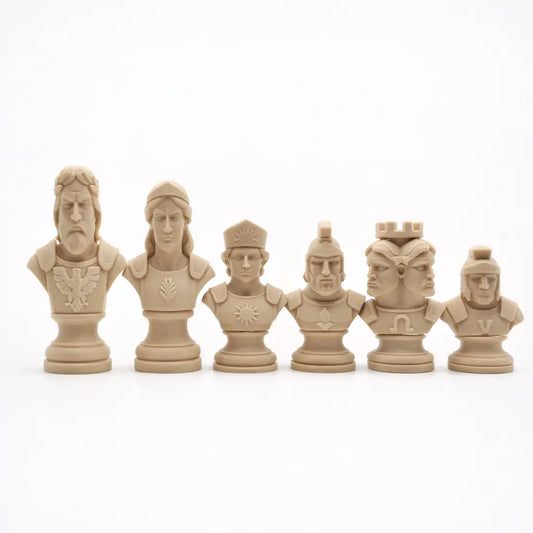 Roma Tanrıları Temalı Satranç Taşları
