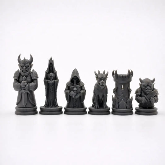 Yeraltı Dünyası Temalı Satranç Taşları